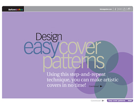 Design easy cover patterns.