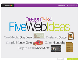 How to design a second page.