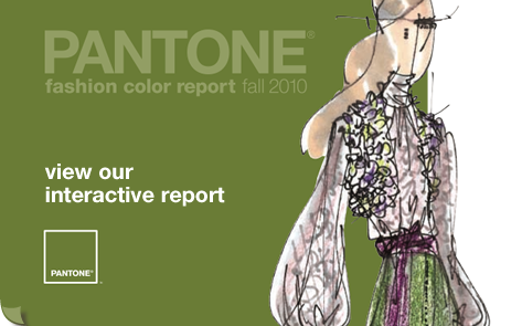 PANTONE Fashion Color Report fall 2010