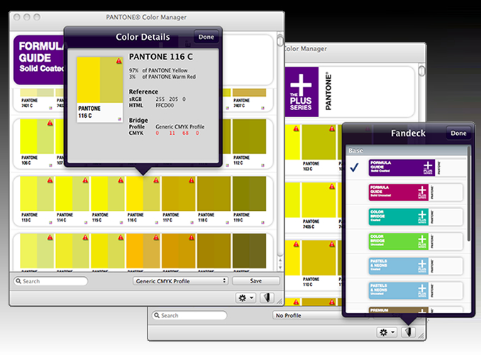 PANTONE COLOR MANAGER software