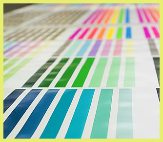 Pantone book pages