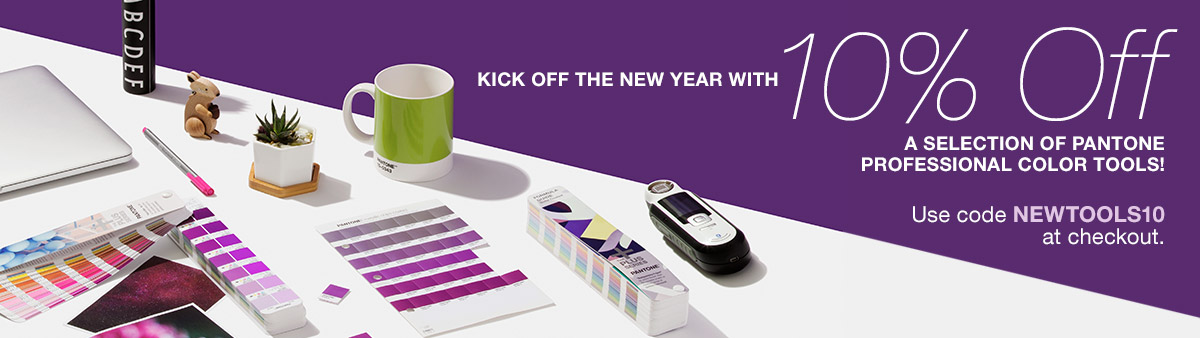 10 % Off a selection of Pantone professional color tools.