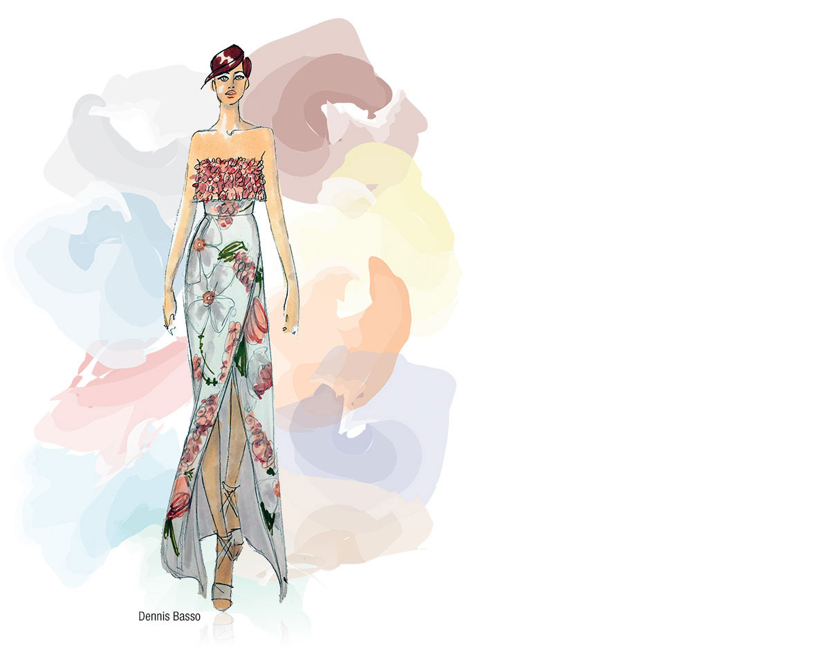 Pantone's Fashion Color Report Spring 2015 - Dennis Basso