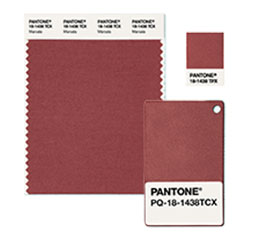 PANTONE Color Standards
for Creating with Marsala