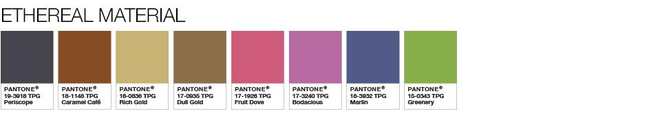 Color of the Year 2017 - Color Pairings and Palettes