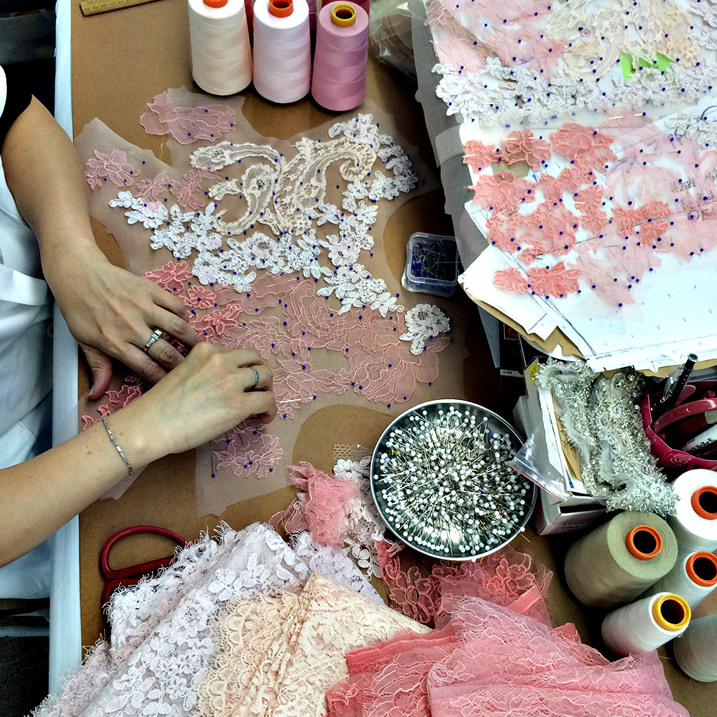 MONIQUE LHUILLIER's Workspace