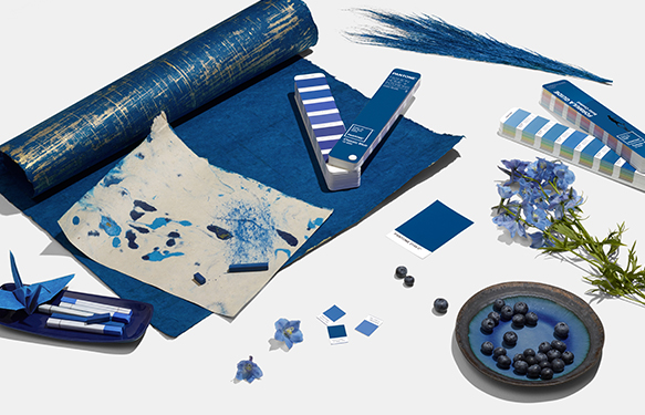 Pantone Color of the Year 2020 Classic Blue in Product Design