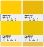 PANTONE CMYK Guide page