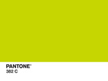 PANTONE 382 C