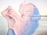 PANTONE COLOR OF THE YEAR 2016 Digital Wallpapers - Rose Quartz & Serenity