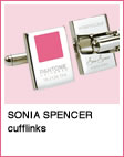 Pantone Universe Sonia Spencer Honeysuckle Cufflinks