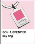 Pantone Universe Sonia Spencer Honeysuckle Key Ring