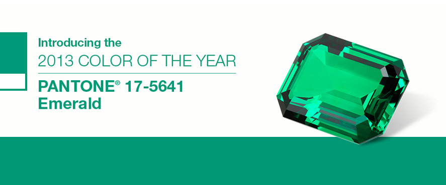 PANTONE COLOR OF THE YEAR 2013 - Emerald 17-5641