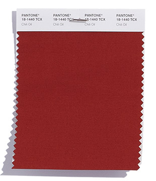 PANTONE 18-1440 Chili Oil