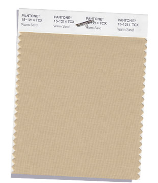 PANTONE 15-1214 Warm Sand