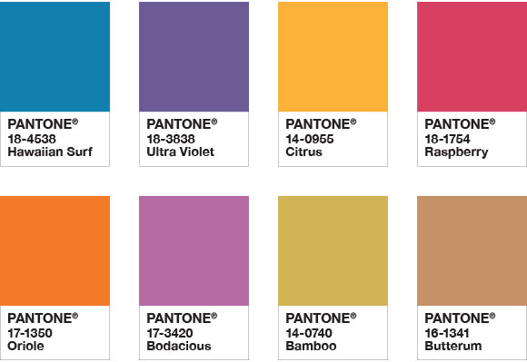 Pantone Color of the Year 2018 - Color Palette Quietude