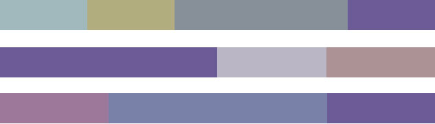 Pantone Color of the Year 2018 - Color Palette Purple Haze Harmonies