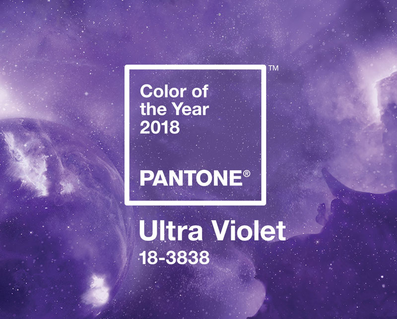 Pantone Color of the Year 2018 18-3838 Ultra Violet