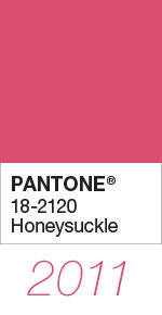 Pantone Color of the Year 2011 Honeysuckle 18-2120