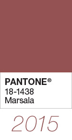 Pantone Color of the Year 2015 Marsala 18-1438