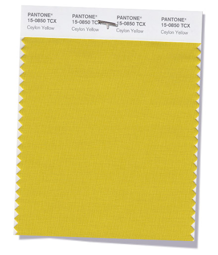 PANTONE 15-0850 Ceylon Yellow