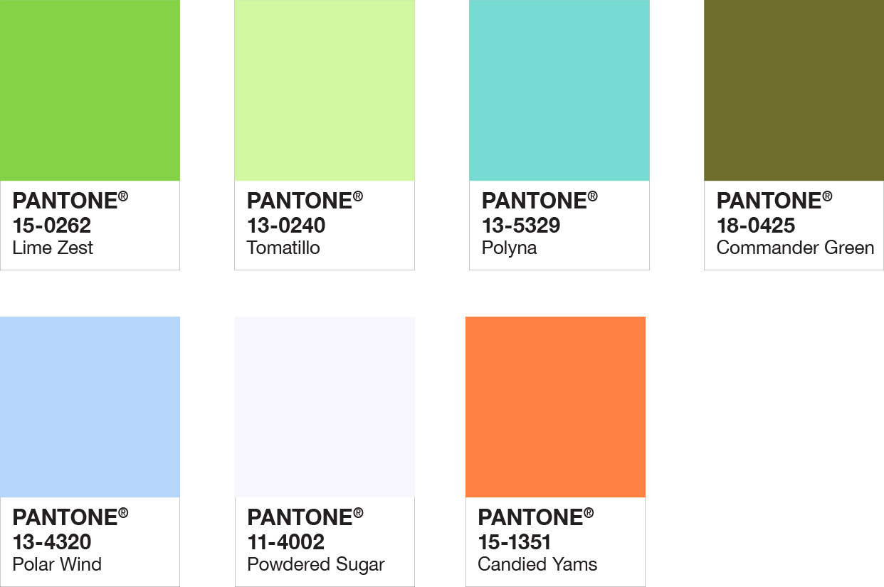 Pantone Fresh Life Palette