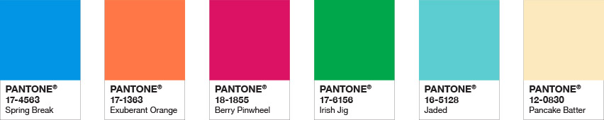 Pantone Modern Wanderlust Palette