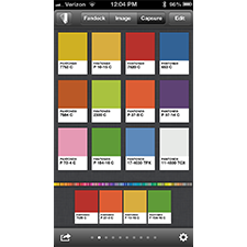 myPANTONE 2.0 for the iPhone, iPod&reg;, iPad&reg;