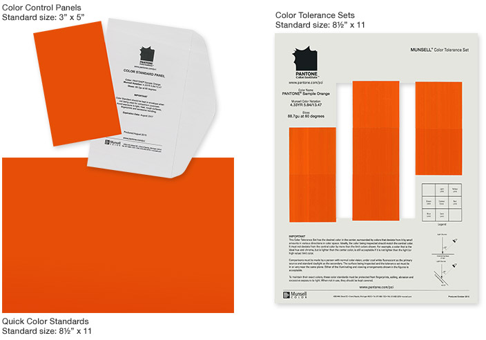 Pantone Custom Color Standards Sheets